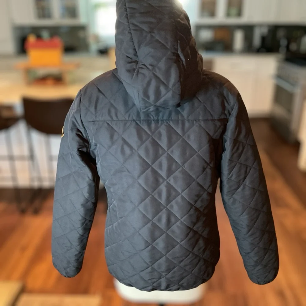 COAL Women’s Quilted Black Charcoal Snowboard Lightweight Jacket Small EUC